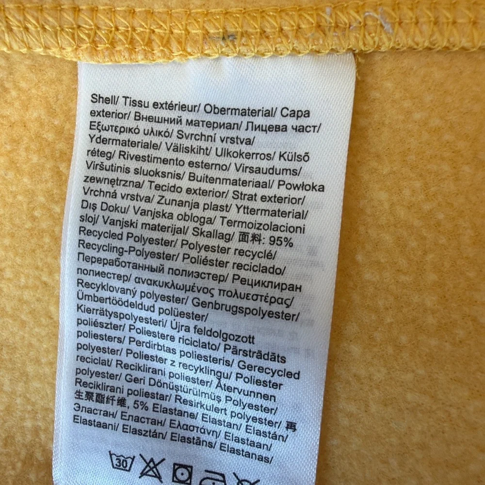 Helly Hansen Women’s Full Zip Fleece Jacket Yellow Peach Softshell - M - Picture 9 of 10